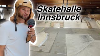 Das ist die Skatehalle Innsbruck  Skatepark Review [upl. by Ahtel635]