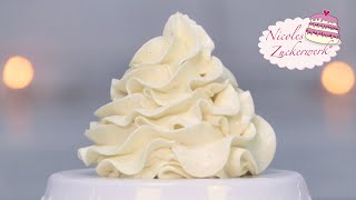 Italienische Meringue Buttercreme I Basic für eure Torten I von Nicoles Zuckerwerk [upl. by Ranita]