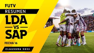 Resumen del juego LDA 0 vs SAP 2  Clausura 2023  Jornada 16 [upl. by Annid]