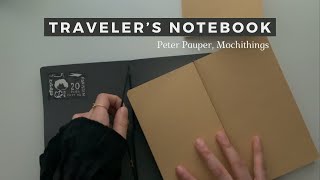 peter pauper travelersvoyager notebook setup  lofi no talking asmr [upl. by Alrick]