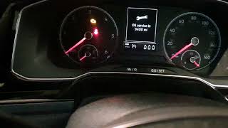 how to easily reset the oil service and Inspection message on VW Polo 2018 [upl. by Huff]