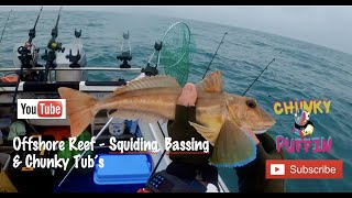 Offshore Fishing Squidding Bassing and Chunky Tubs [upl. by Loriner547]