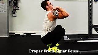 How To Front Squat With Proper Form [upl. by Emlin]