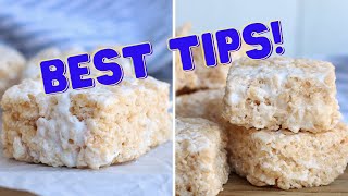 Secrets to The BEST Rice Krispie Treats [upl. by Lyrehc]