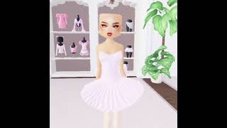 How to make a ballerina in Dtidance greenscreen p bluerelatable pink dresstoimpress [upl. by Liza]