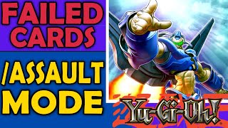 Assault Mode Monsters  Failed Cards and Mechanics in YuGiOh [upl. by Hgeilyak]