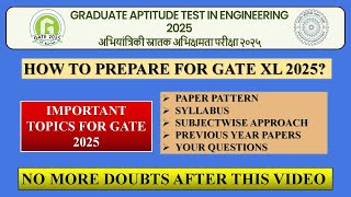 GATE XL 2025 COMPLETE SYLLABUS  GATE For PHARMACY STUDENTS  GATE XL Life Science Important Topics [upl. by Turro192]