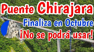 Nuevo puente Chirajara estará listo en Octubre pero intransitable [upl. by Jedd354]