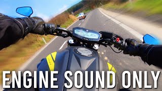 Yamaha MT07 FULL AKRAPOVIČ TITANIUM  FULL THROTTLE MOUNTAIN RIDE PURE SOUNDNO DBKILLER [upl. by Cock]