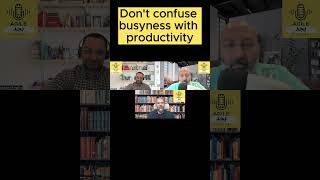 Arabic Agile Begad  Dont confuse busyness with productivity [upl. by Orfield]