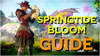 New World Springtide Bloom Event GuideLocation [upl. by Werdn]