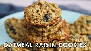 Best Oatmeal Raisin Cookies Recipe 🍪  Soft and Chewy [upl. by Weinberg296]