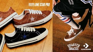 Converse OneStar  Cons Skateboarding  QuarterSnacks [upl. by Haynor]