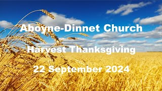 AboyneDinnet Church  Harvest Thanksgiving  22 September 2024 [upl. by Westlund86]