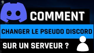 Comment changer le pseudo Discord sur un serveur [upl. by Ahsenroc]