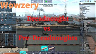 Dreadnought vs PreDreadnoughts  Ultimate Admiral Dreadnoughts [upl. by Plumbo]