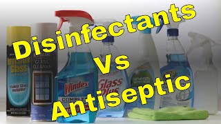 Disinfectant vs Antiseptic [upl. by Leviralc]