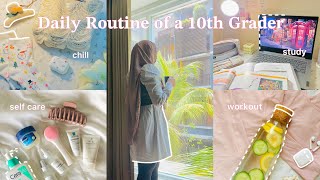 My Full Day Routine as a 10th Grader🌷 Realistic ✨ From Bangladesh 🇧🇩 [upl. by Enneyehs763]