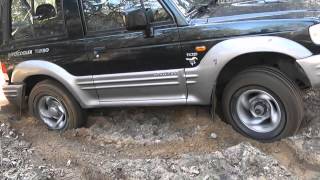 Hyundai Galloper off road [upl. by Philis]