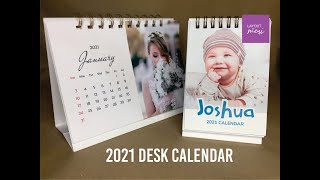 DIY 2021 Desk Calendar [upl. by Libove]