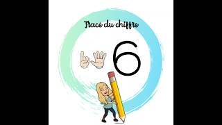 chiffre 6 Tracé [upl. by Prevot240]