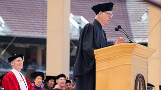 2023 Stanford Commencement speech by John McEnroe [upl. by Owiat]