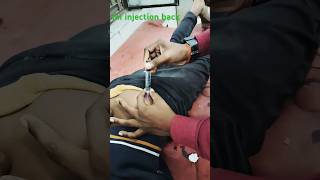 मरीजों को देखते💉 Intermuscular injection on hip injection helth reels youtubeshorts india [upl. by Eneri]