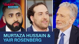 Murtaza Hussain amp Yair Rosenberg — IsraelPalestine Paths to Peace  The Daily Show [upl. by Adnauqahs]