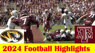 9 Missouri vs 25 Texas AampM Football Game Highlights 10 5 2024 [upl. by Assirim]