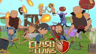 Datang sebagai penyelamat desa  Animasi Clash of Clans [upl. by Adnwahsar123]