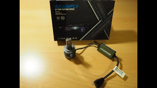 ReviewampTest Led h7 Beamfly 20000lm [upl. by Rowen746]