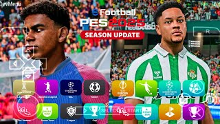 SAIU EFOOTBALL PES 20242025 LINK DIRETO MEDIAFIRE PATCH LITE 300 MB 20252026 [upl. by Odnam]