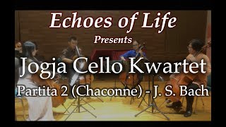 Jogja Cello Kwartet performs Chaconne from Partita 2 by J S Bach [upl. by Evelunn]