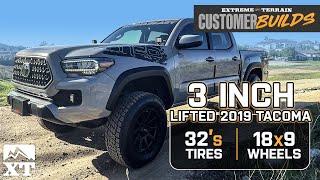 3quot Lifted Tacoma with ION Wheels amp 0mm Offset  ExtremeTerrain Customer Builds [upl. by Horvitz]