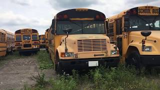 Revisiting the School Bus Junkyard Part 1 [upl. by Meehyr]