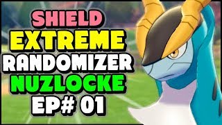 Route 1s SECRET LEGENDARY  Pokemon Sword and Shield Extreme Randomizer Nuzlocke Episode 1 [upl. by Catlin]