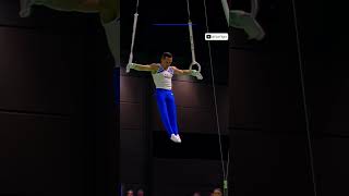 Eleftherios Petrounias Dominating the Rings at 2024 European Championships [upl. by Ajnat]