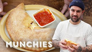 Making Calzones with Frank Pinello from the Pizza Show [upl. by Marquita]