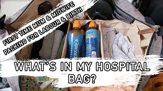 WHATS IN MY HOSPITAL BAG  What I packed in my hospital bag as a midwife PLUS dad bag amp baby bag [upl. by Sibyl]