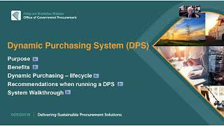 Dynamic Purchasing System [upl. by Meri617]