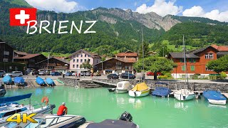 BRIENZ Switzerland 🇨🇭 Walking Tour Near Lake Brienzersee Switzerland 4K 60p [upl. by Row]