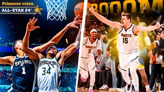 ¡WEMBY vs GIANNIS LOCURA de JOKIC y VOTOS AllStar [upl. by Hershell]