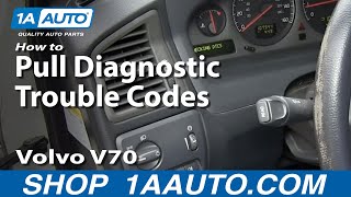 How to Pull Up Volvo Diagnostic Trouble Codes [upl. by Walley]