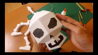 Halloween Papercraft squelette  Construis ton squelette en papier  Tutoriel [upl. by Egon]