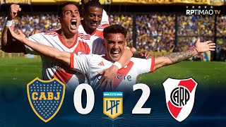 Boca Juniors 0 x 2 River Plate ● Copa Liga Argentina 2023 Extended Goals amp Highlights ᴴᴰ [upl. by Meingoldas]