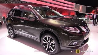 2015 Nissan XTrail Tekna  Exterior and Interior Walkaround  2014 Paris Auto Show [upl. by Rusell982]