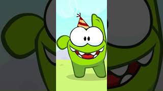 🎁Om Nom and his Gifts for his Birthday 🎉shorts youtubeshorts happybirthday omnomcartoon [upl. by Laamaj638]