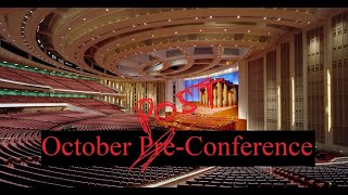 PostConference Sunday October 3rd [upl. by Trinidad77]