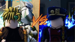 Jotaro vs DIO OVA  Roblox Jojo Crusaders Heaven  jojo poses simulator [upl. by Ecidnarb]