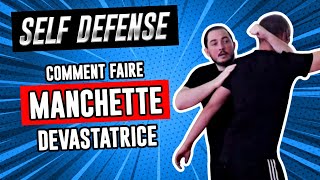 Comment faire une manchette dévastatrice en combat de rue Self defense [upl. by Ardnuahsal19]